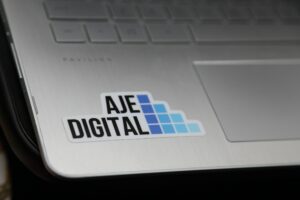 AJE Digital Custom Sticker Mule